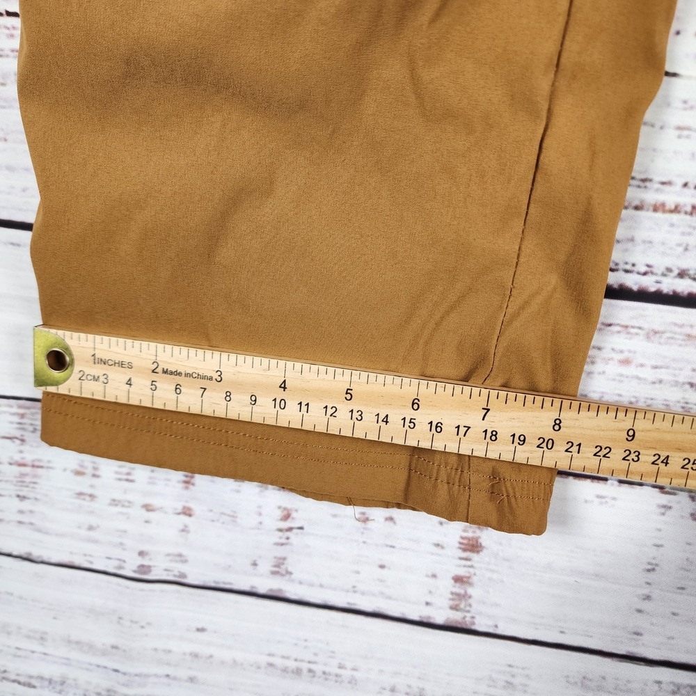 Orvis Performance Tech Pants 30x32 Regular Fleece Lined Stretch Hiking Brown - Picture 10 of 11